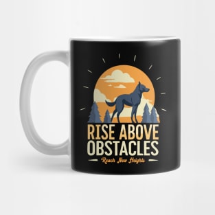 Ascend Beyond: Overcome Obstacles & Reach New Heights Mug